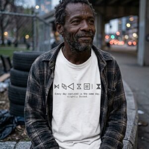 Every Day Captured Is the Same Day, Slightly Forked — Surreal Quote Tee | Comfort Colors Unisex